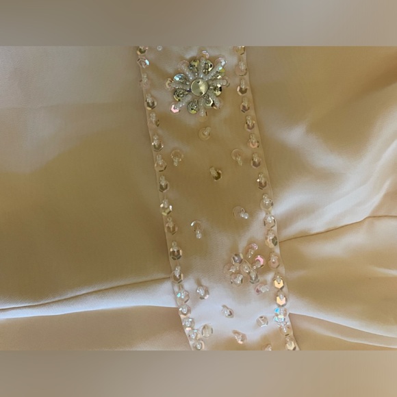 BNWT Stunning pink midi length tank dress attached jewelled belt matching jacket - Picture 2 of 10